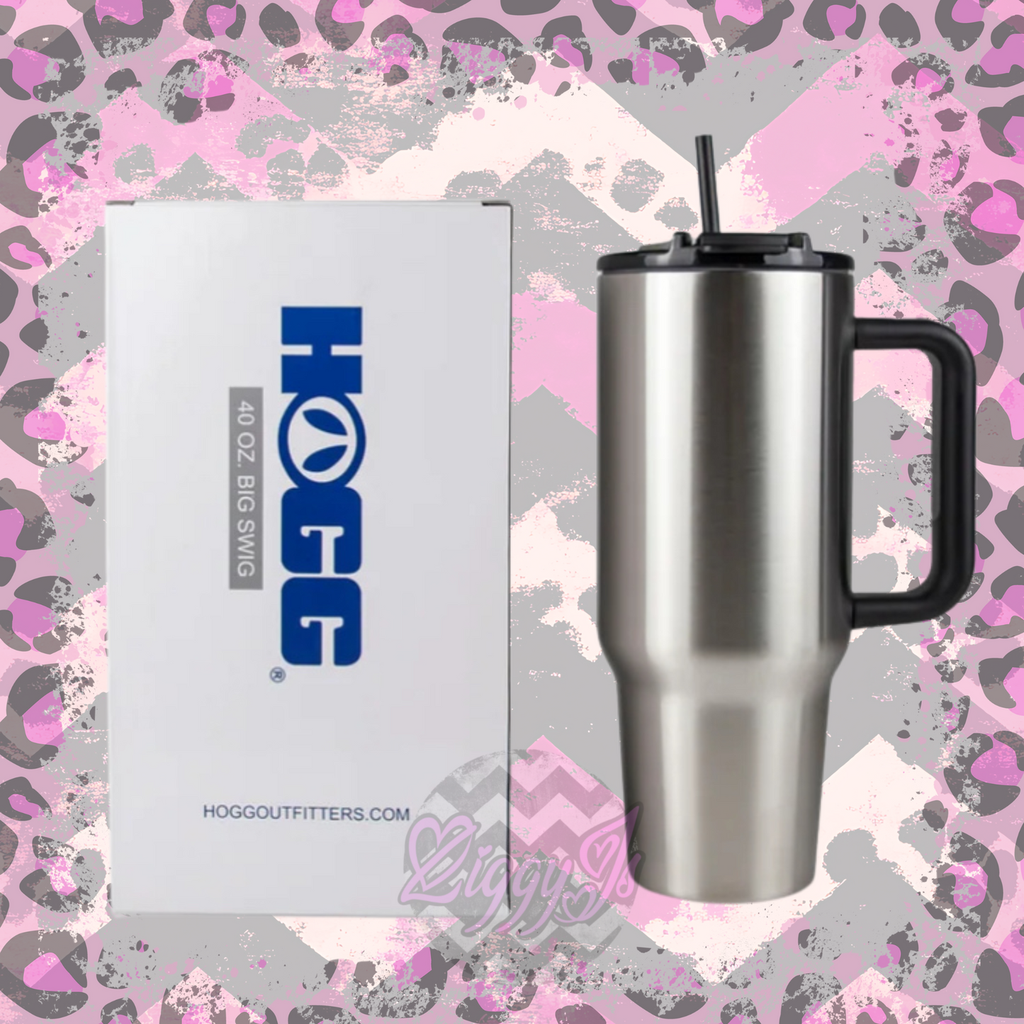 Custom 40oz Glitter Tumbler