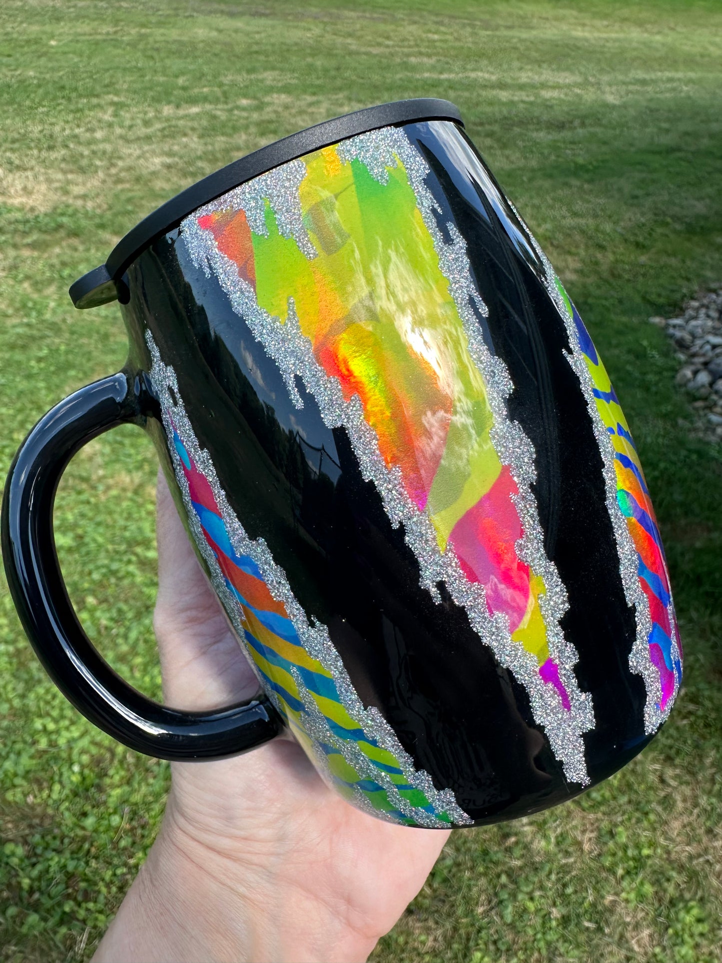 Neon Scribble Mug