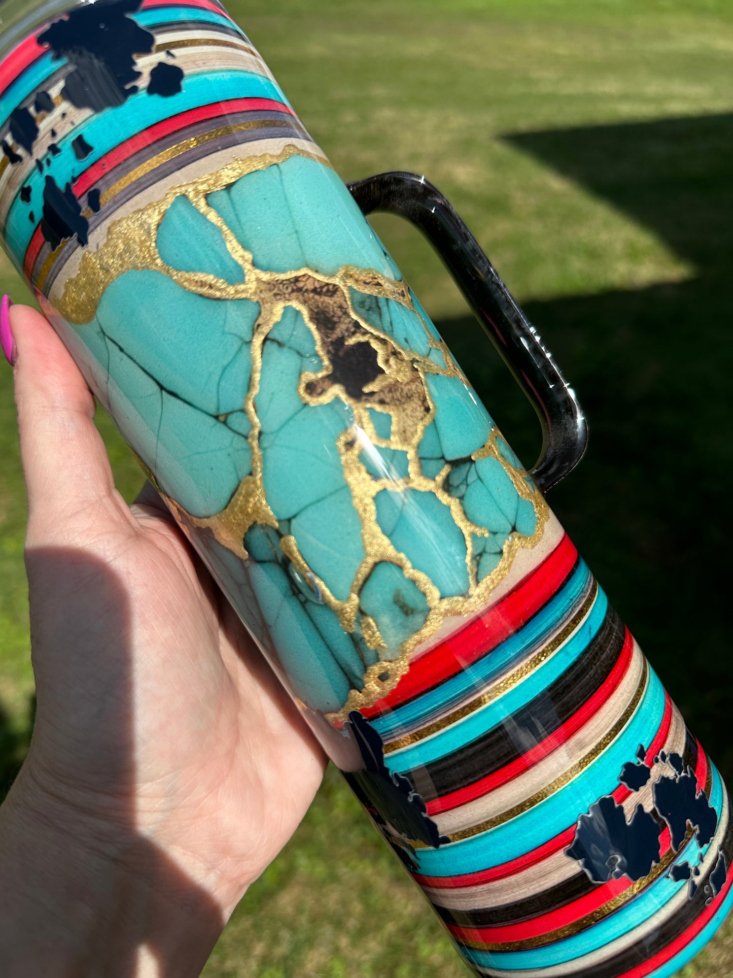 Bull Serape and Turquoise