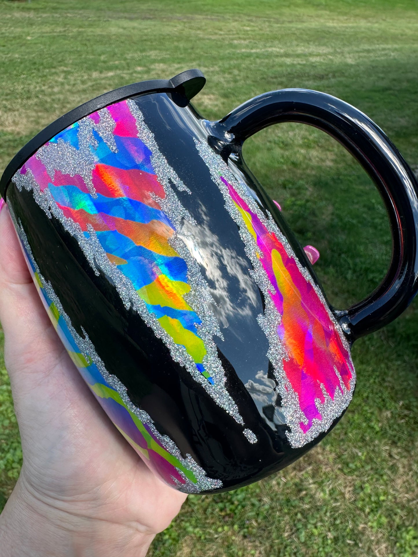 Neon Scribble Mug