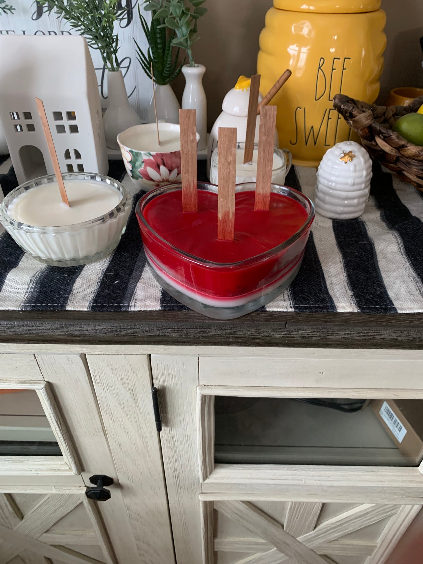 Triple Wick Heart - hot apple pie 16oz