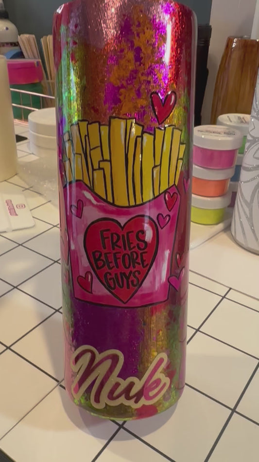 Custom 20oz Glitter Tumbler